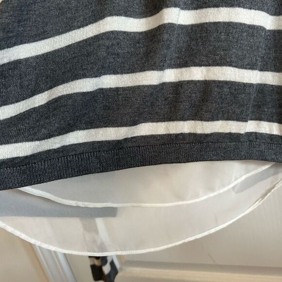 EXPRESS sweater /split back women’s Medium striped - Picture 7 of 16